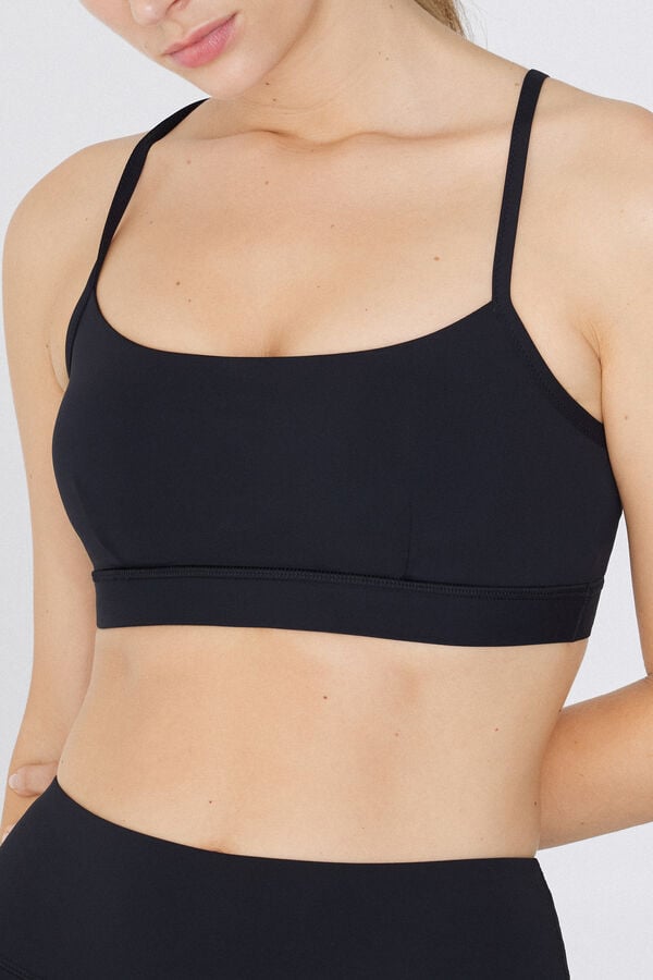 Tezenis Top Deportivo Corto Con Relleno Y Tirantes Finos