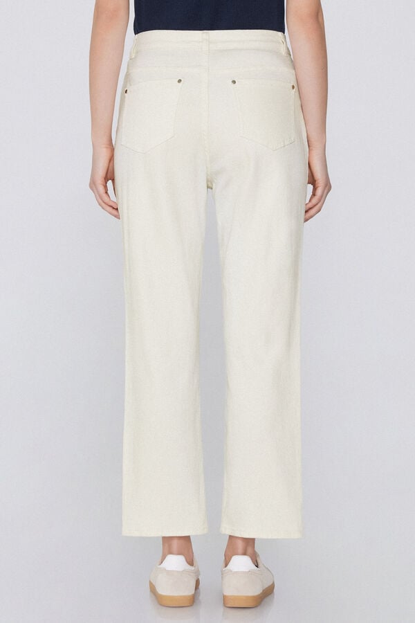 Tezenis Vaqueros De Talle Alto Denim Rectos Con Bolsillos