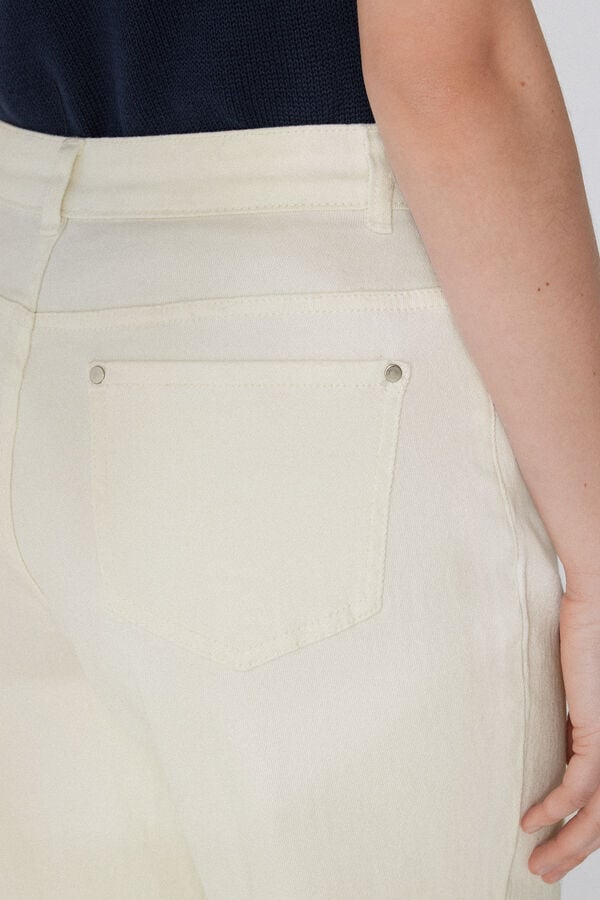 Tezenis Vaqueros De Talle Alto Denim Rectos Con Bolsillos