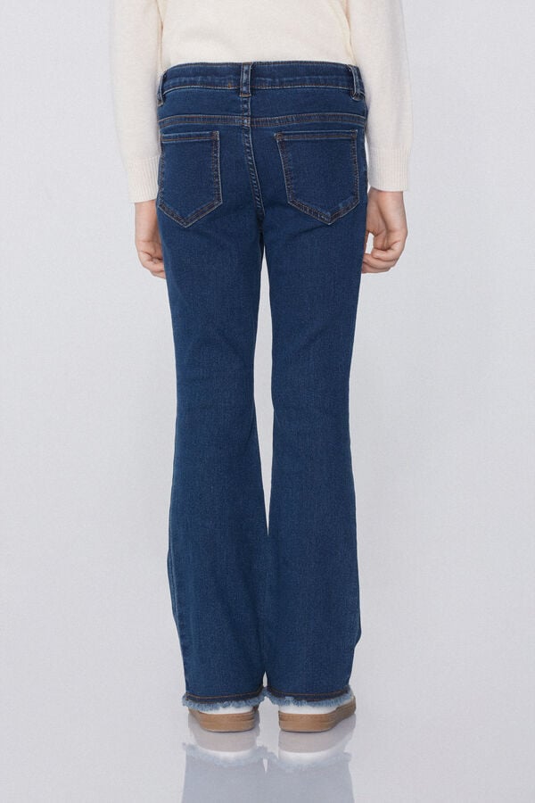 Tezenis Vaqueros Largos Flare Con Cremallera Y Botón