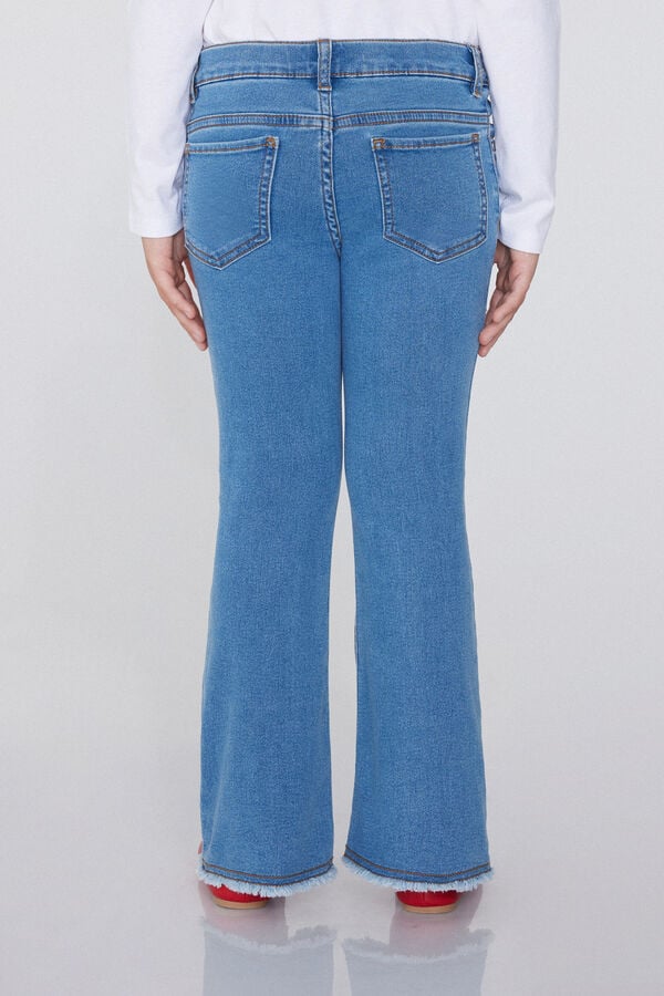 Tezenis Vaqueros Largos Flare Con Cremallera Y Botón