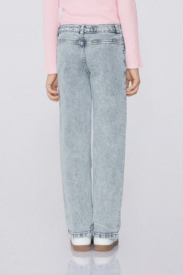 Tezenis Vaqueros Largos Rectos Con Bolsillos De Corazón