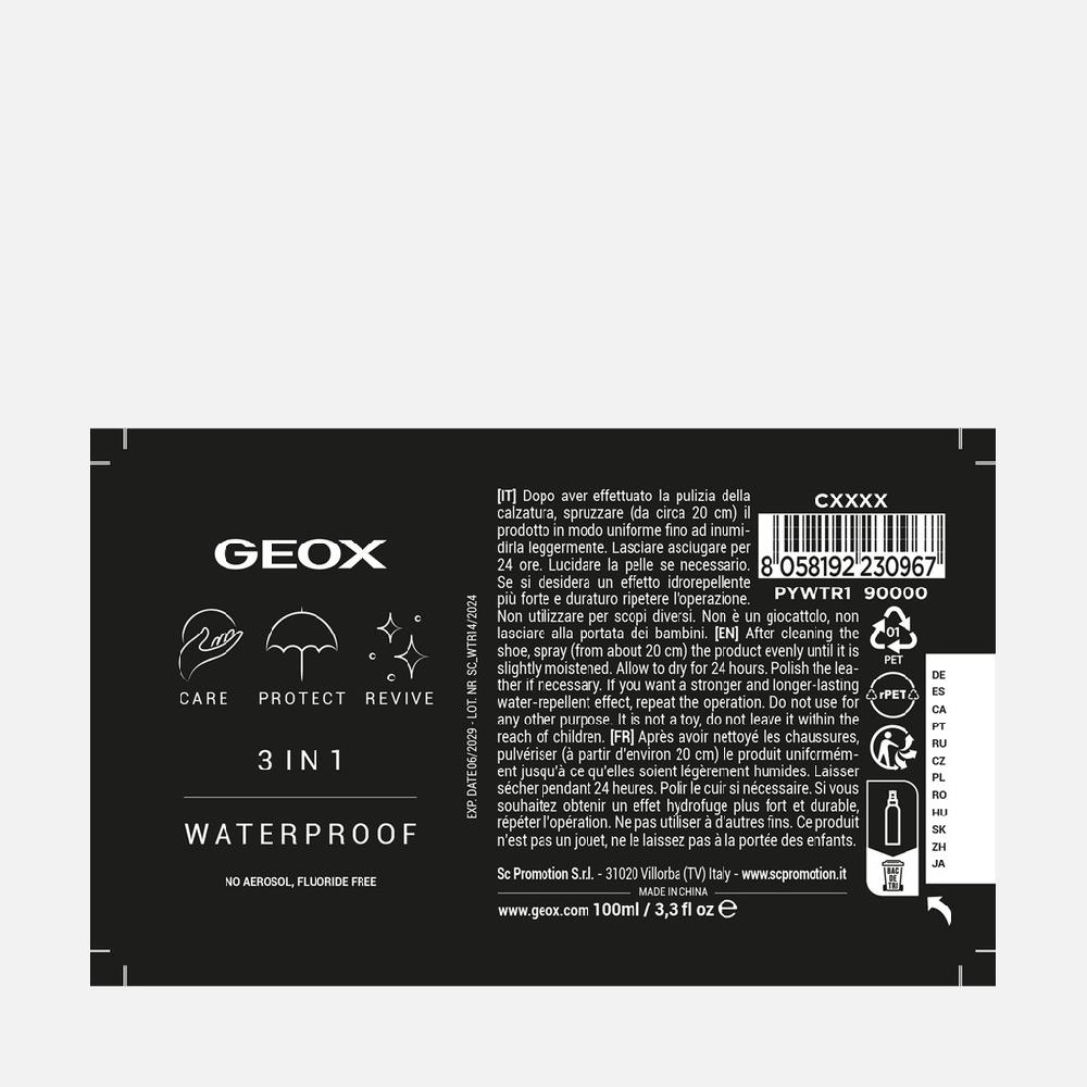 Geox 1 Spray Impermeabilizante 3 En 1 PYWTR190000CXXXX Spray Impermeabilizante Calzado