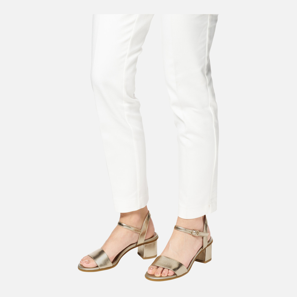 Geox Aurely 50 Mujer D25RXB000Y2C2012 Sandalias Tacón Medio