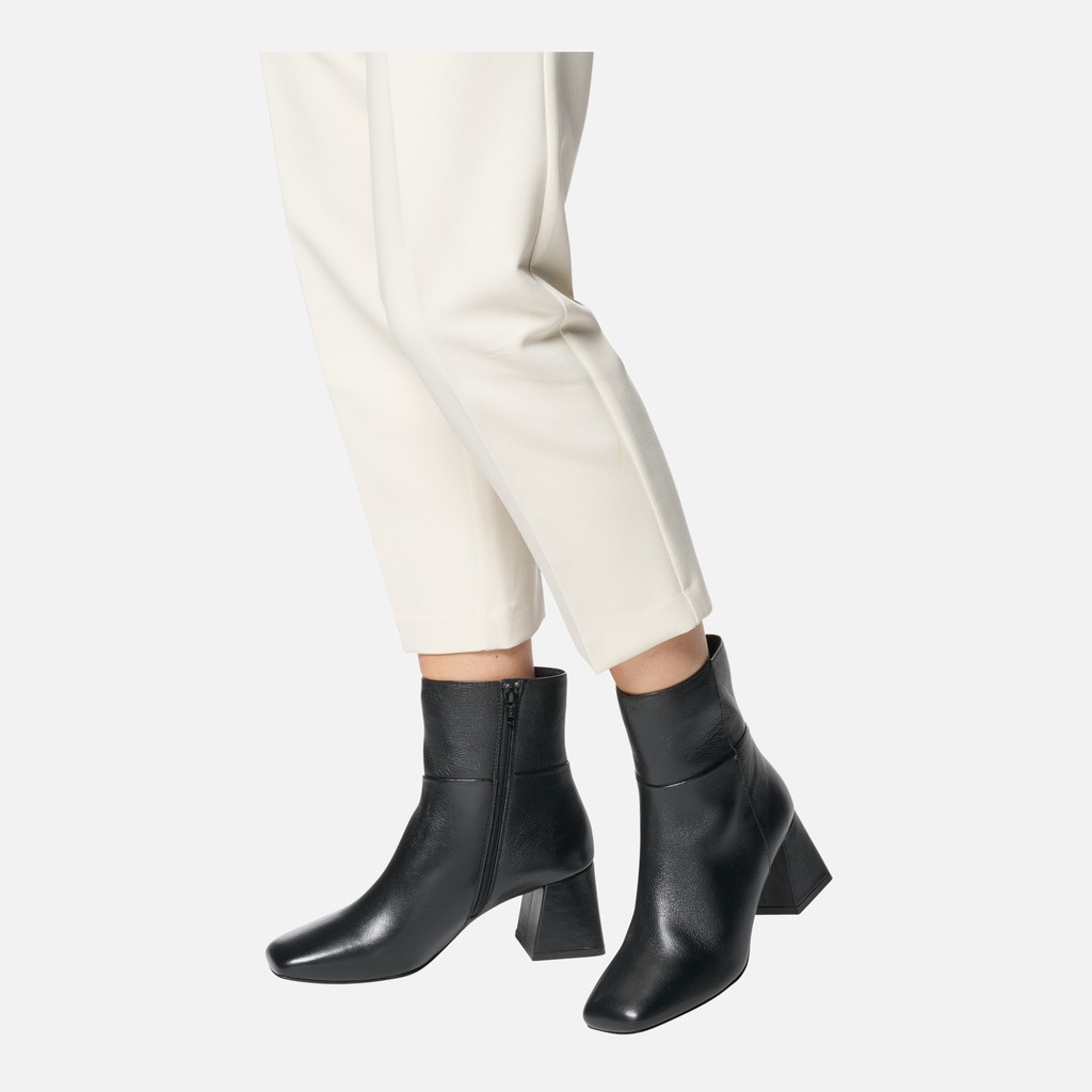 Geox Coronilla Mujer D46D1B00046C9999 Botines Tacón Medio