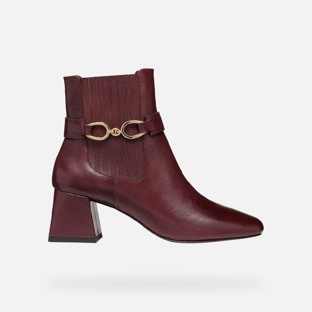 Geox Coronilla Mujer D46D1D000TCC7011 Botines Tacón Medio