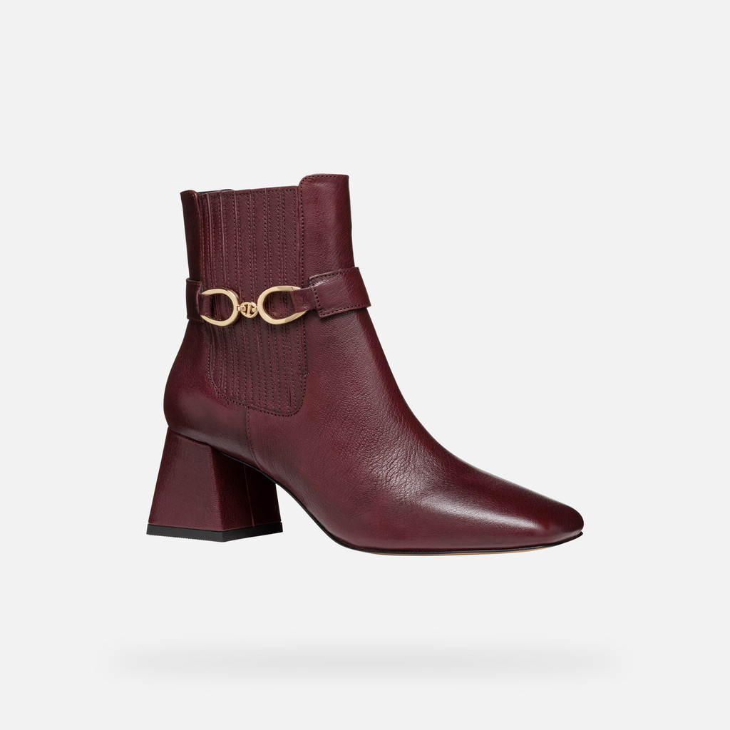 Geox Coronilla Mujer D46D1D000TCC7011 Botines Tacón Medio