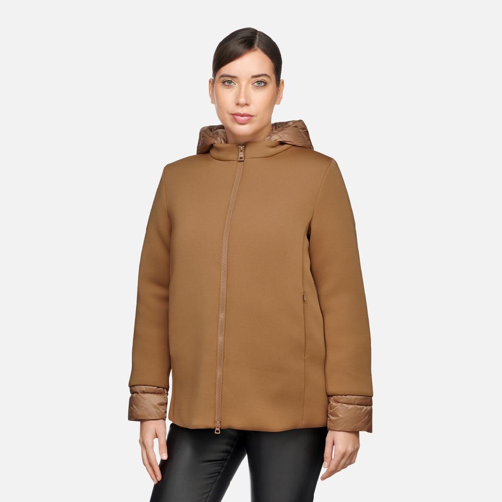 Geox Cristael Mujer W4620MT3174F5260 Chaqueta Con Capucha