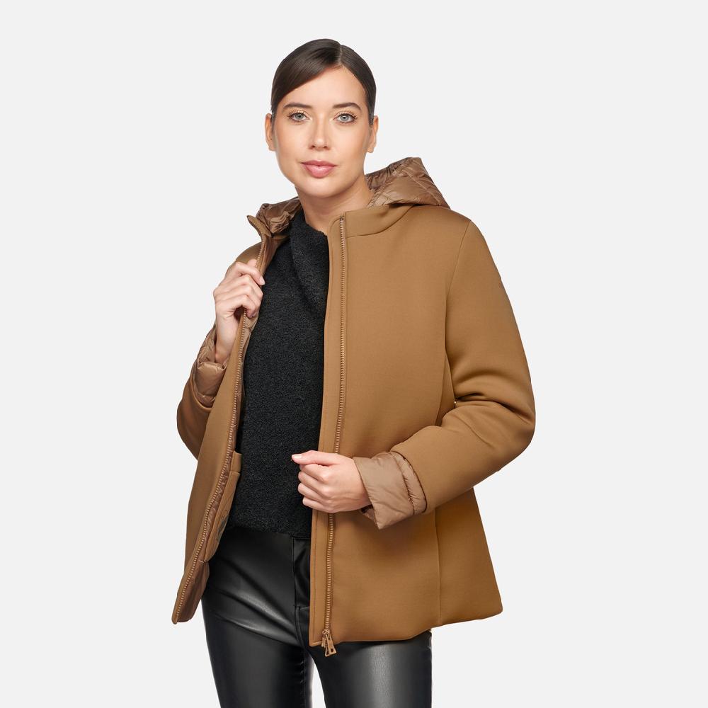 Geox Cristael Mujer W4620MT3174F5260 Chaqueta Con Capucha