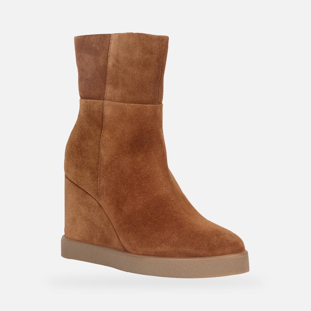 Geox Elidea Wedge Mujer D36VQB00022CD500 Botines Con Plataforma