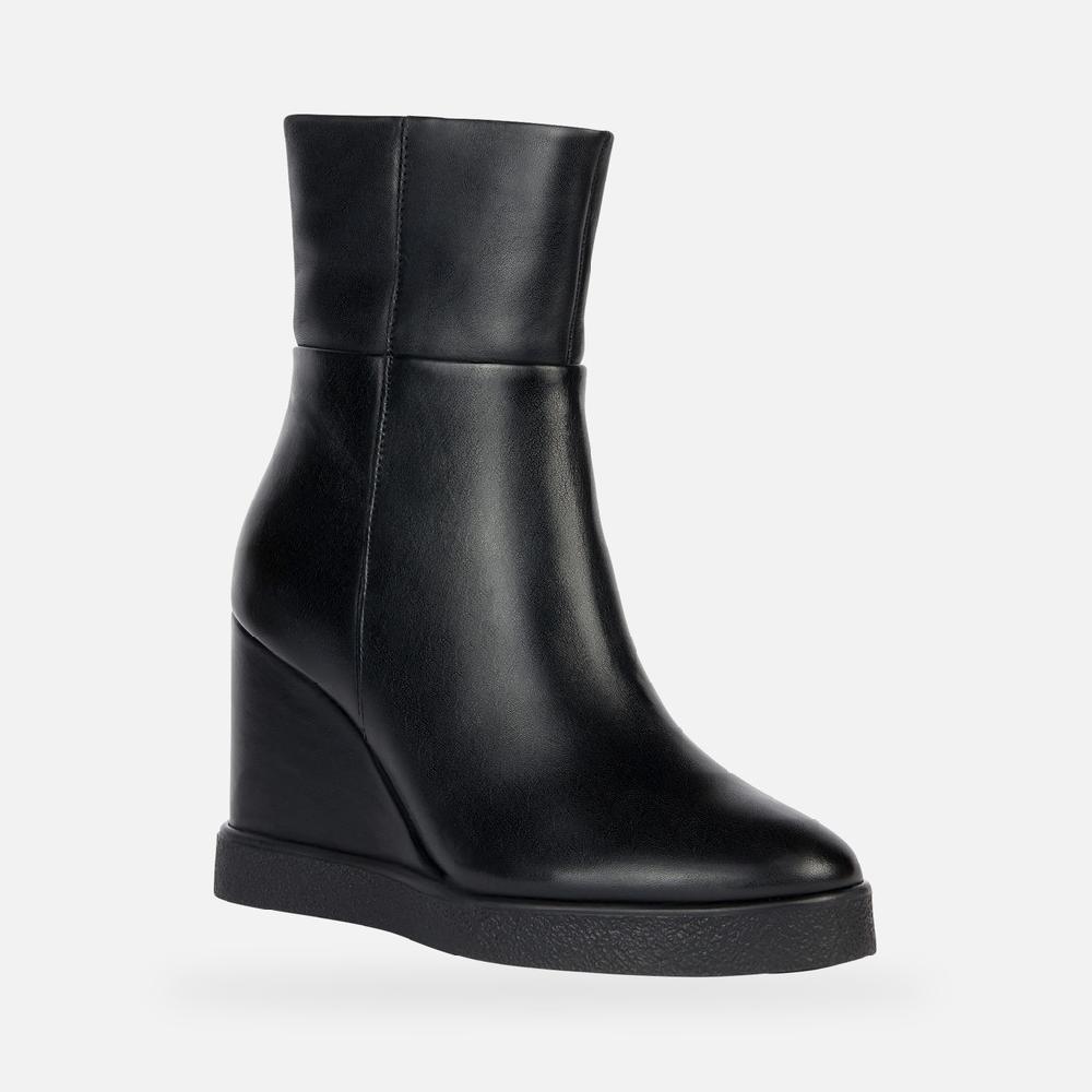 Geox Elidea Wedge Mujer D36VQB00043C9999 Botines Con Plataforma