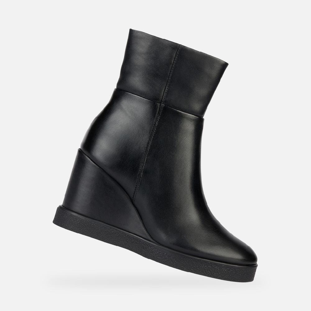 Geox Elidea Wedge Mujer D36VQB00043C9999 Botines Con Plataforma