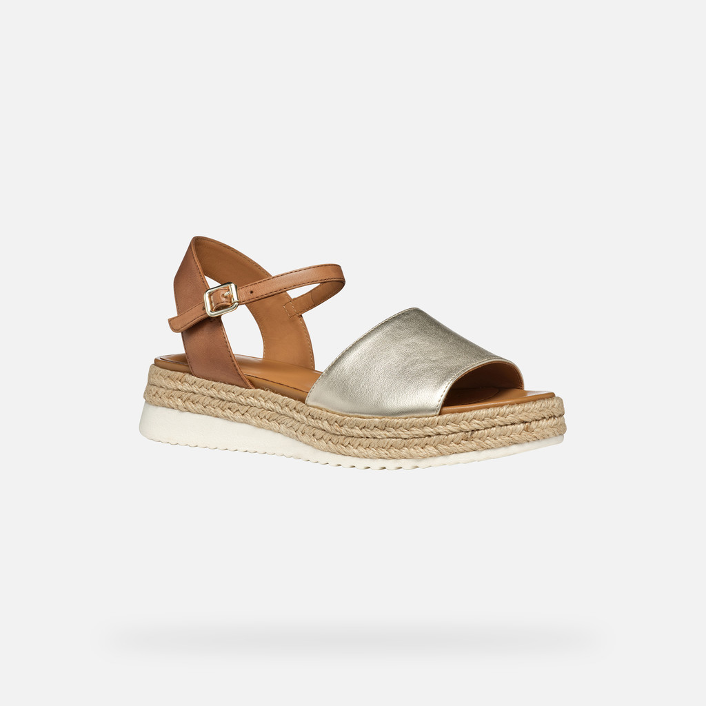 Geox Eolie Mujer D55SRC0Y243C2L5F Sandalias De Cuña