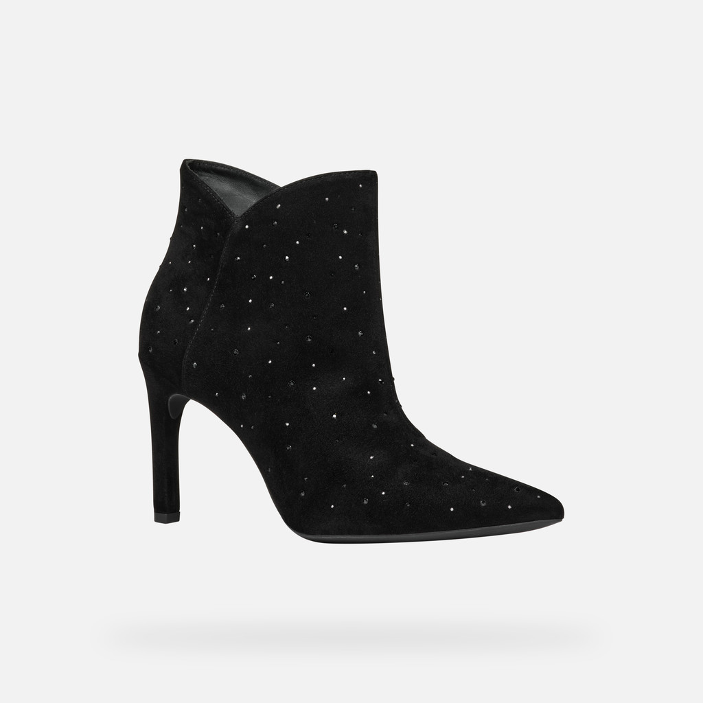 Geox Faviola Mujer D468UC00021C9998 Botines De Tacón Alto