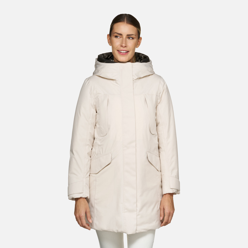 Geox Felicity Abx Mujer W4621BT3149F1723 Parka Larga