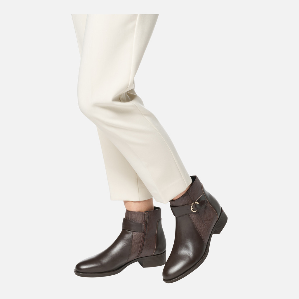 Geox Felicity Mujer D46G1A04304C6021 Botines De Tacón Bajo