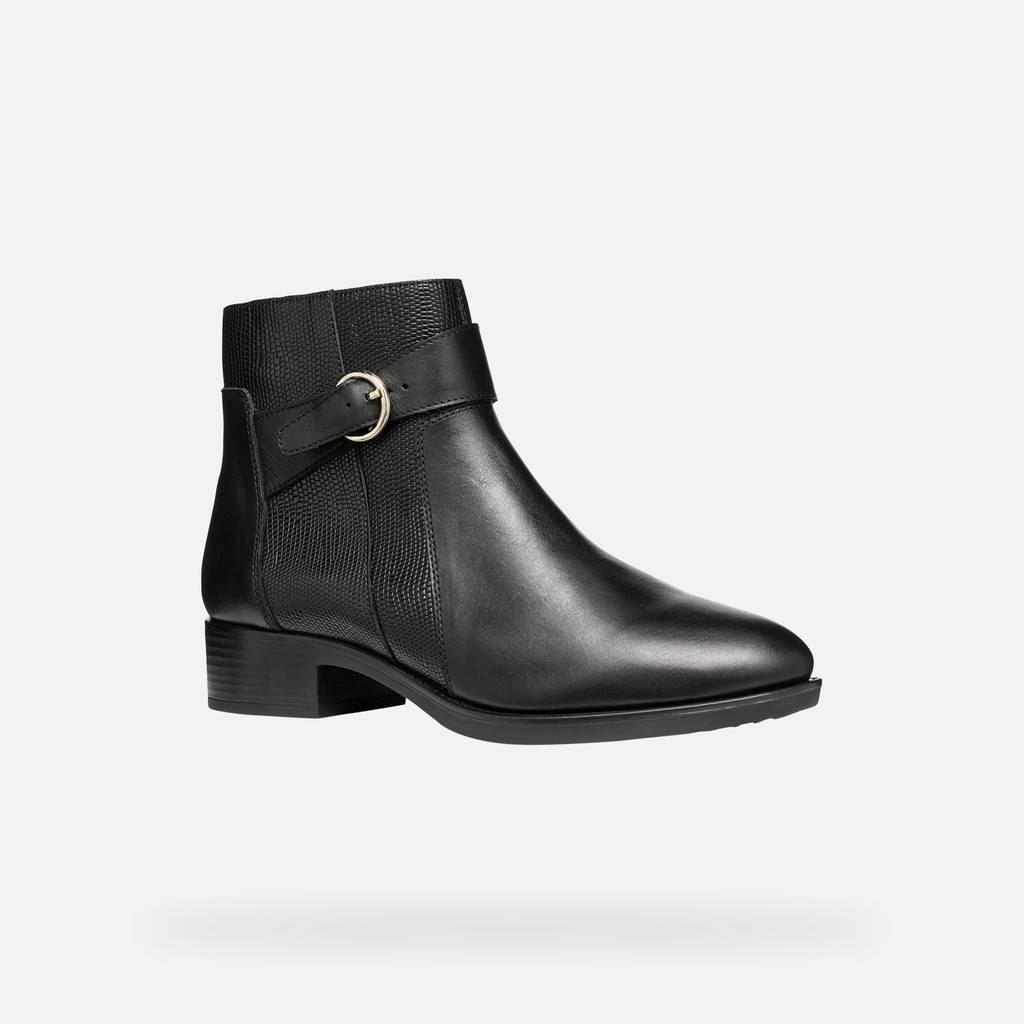 Geox Felicity Mujer D46G1A04304C9997 Botines De Tacón Bajo