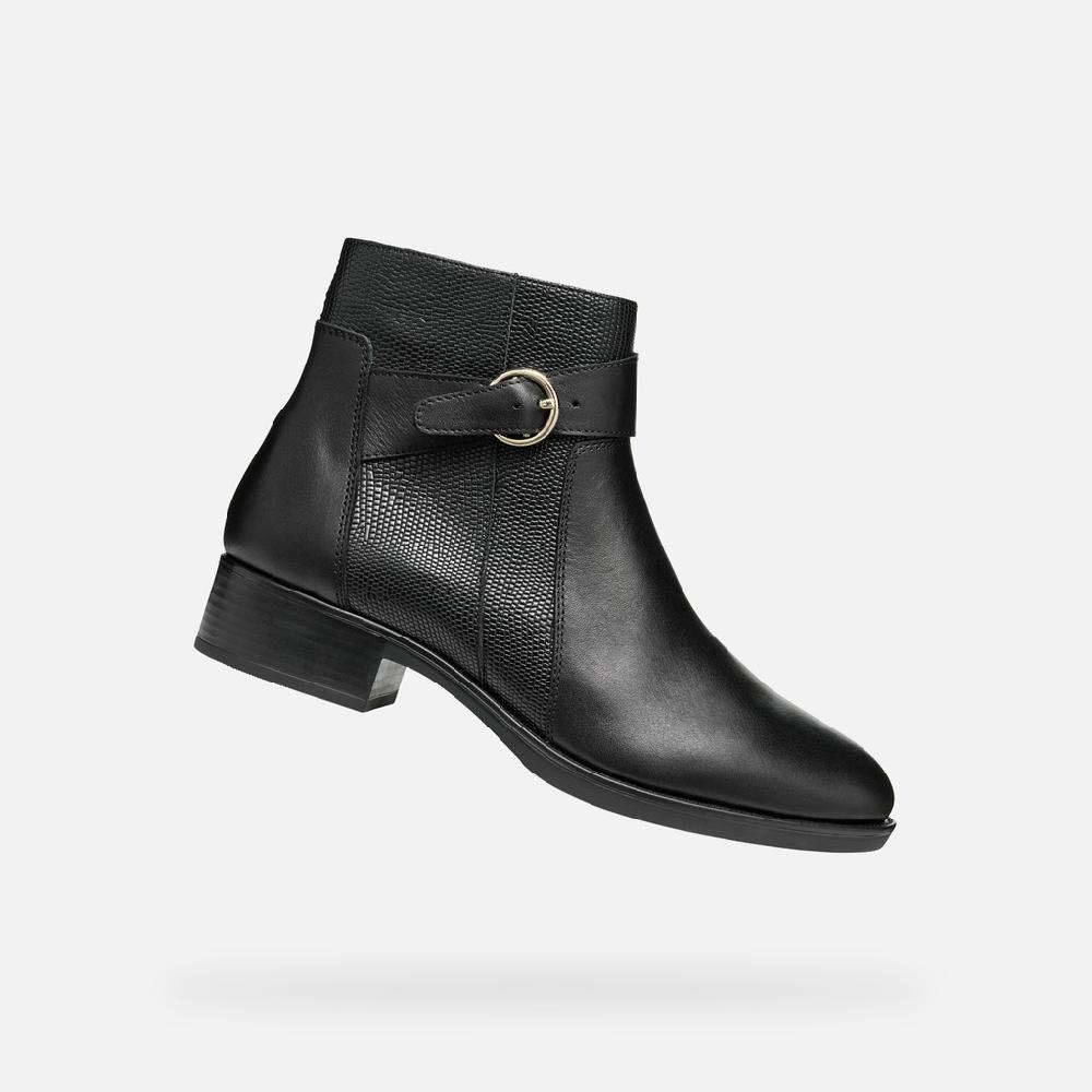 Geox felicity mujer D46G1A04304C9997 Botines de tacón bajo