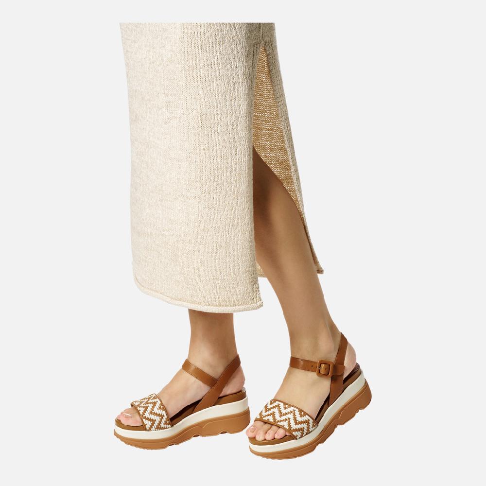 Geox Gardenia Mujer D55HBA0TC43C5F1S Sandalias De Cuña