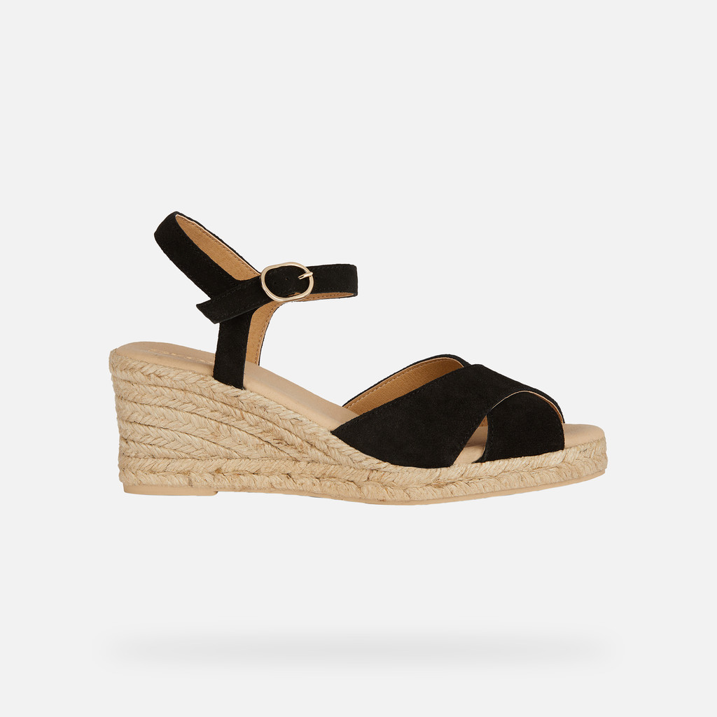 Geox Gelsa Low Mujer D45NGC00022C9999 Sandalias De Cuña