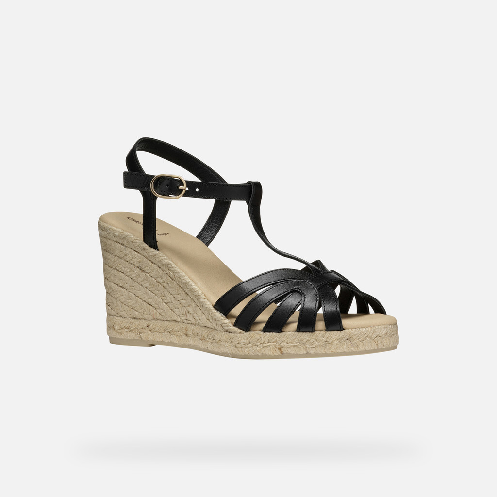 Geox Gelsa Mujer D55TPA00043C9999 Sandalias De Cuña