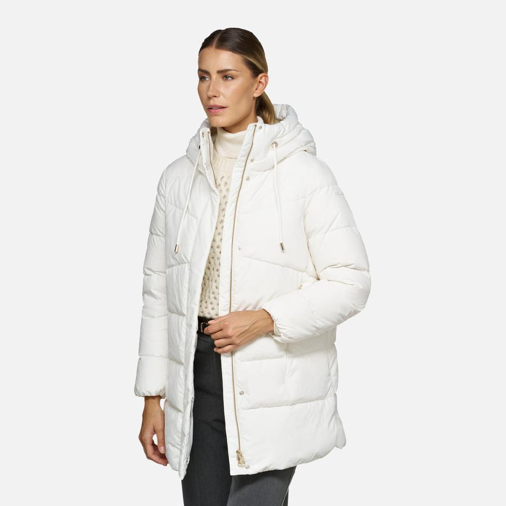 Geox Dalyla Mujer W4626BT3152F1680 Plumífero Largo