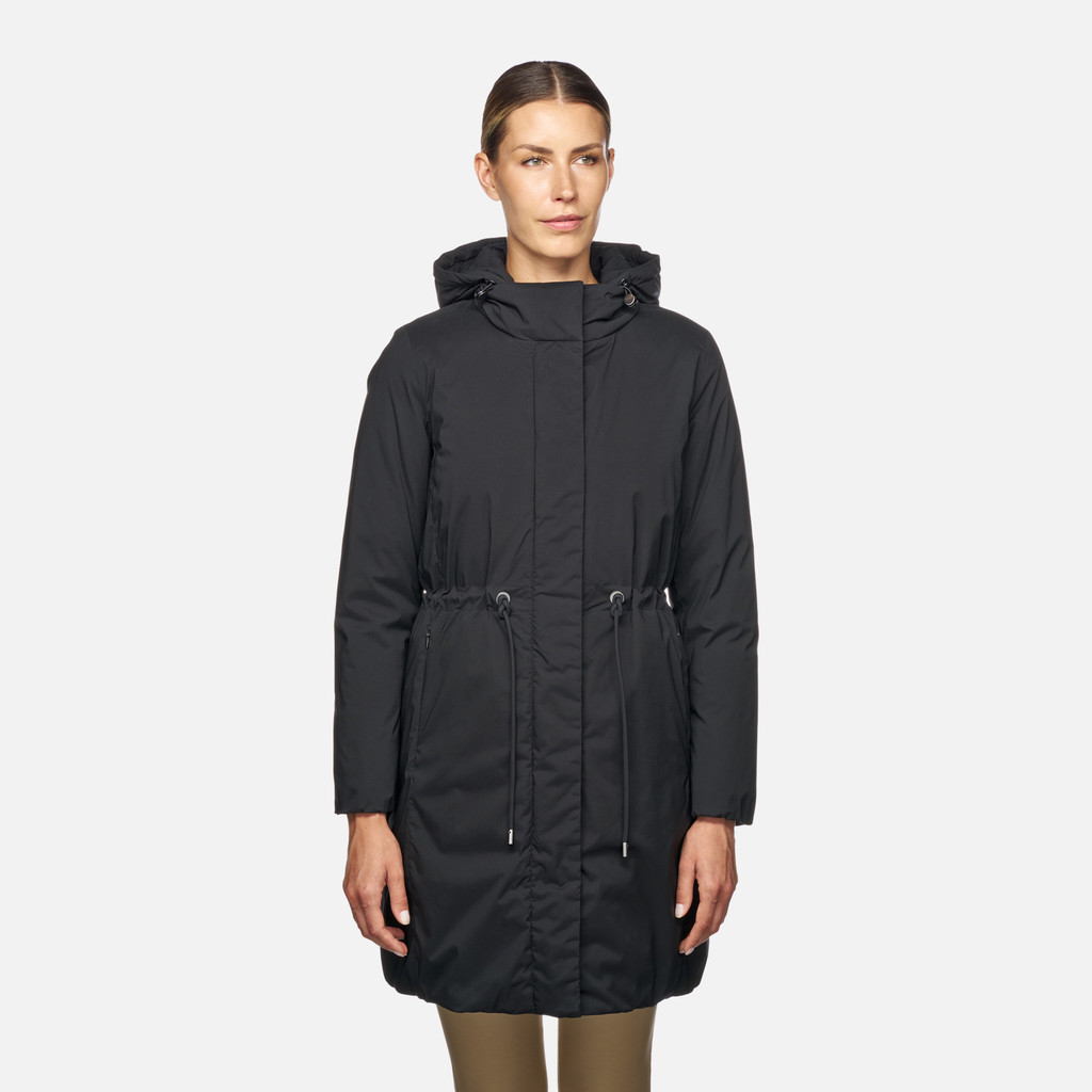 Geox Eleana Mujer W4625PT3145F9000 Plumífero Largo