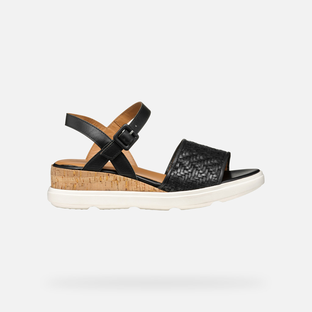 Geox Pisa Mujer D55GUB000TCC9999 Sandalias De Cuña