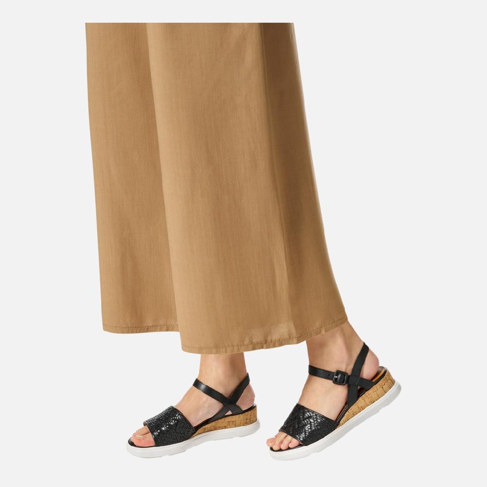 Geox Pisa Mujer D55GUB000TCC9999 Sandalias De Cuña