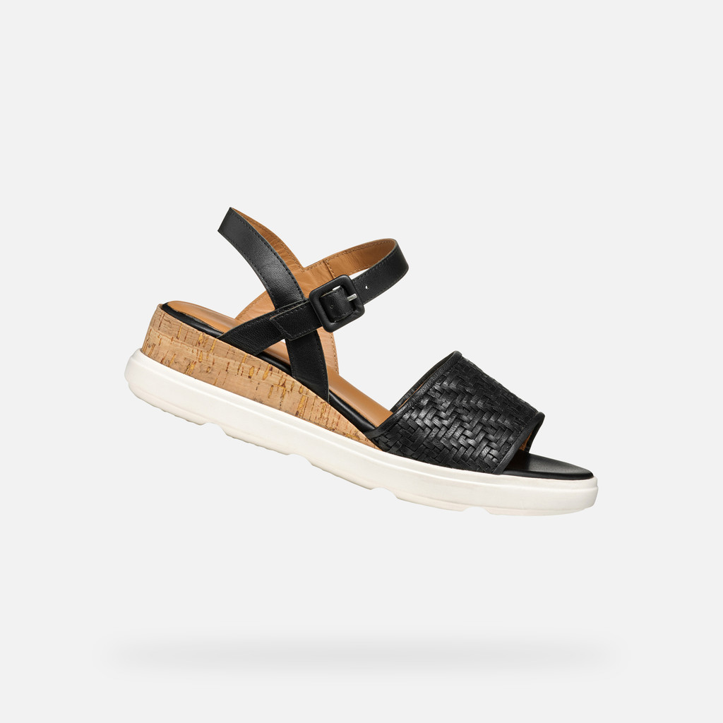 Geox pisa mujer D55GUB000TCC9999 Sandalias de cuña