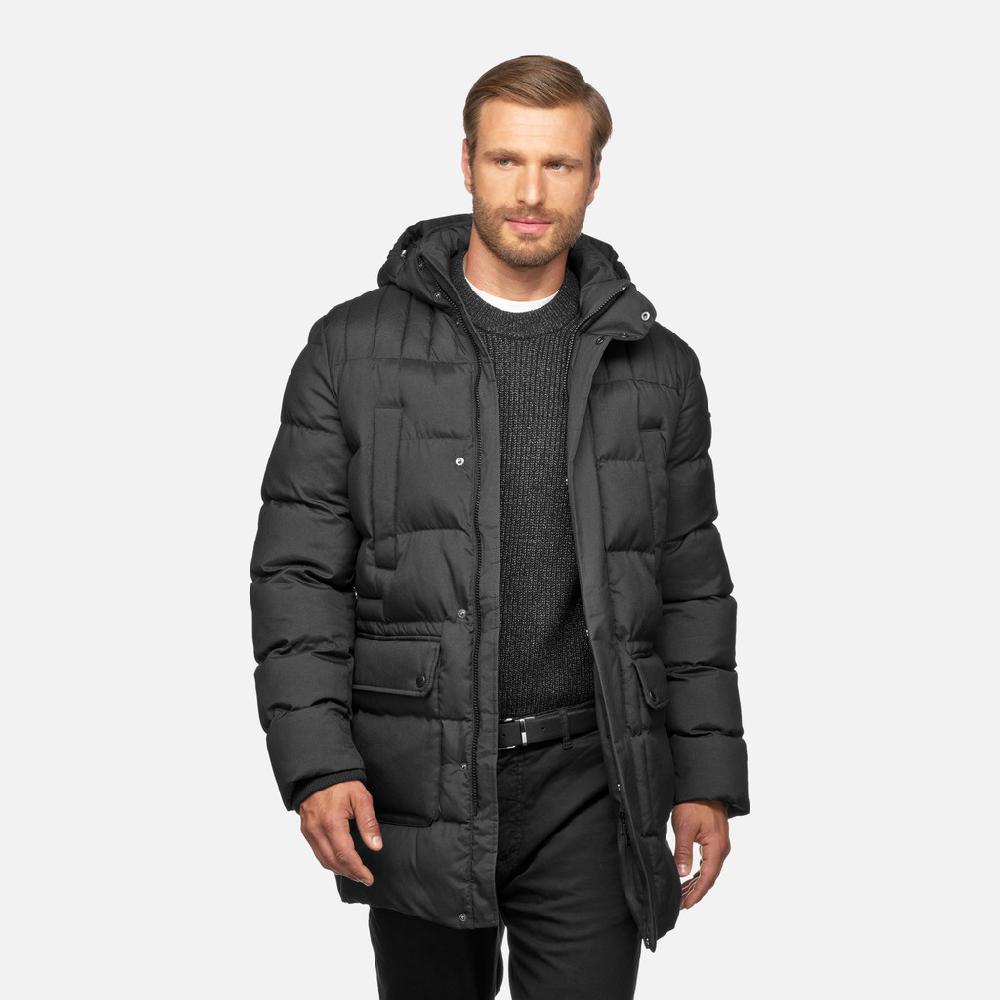 Geox Sandford Hombre M4628VT3141F9112 Parka Larga