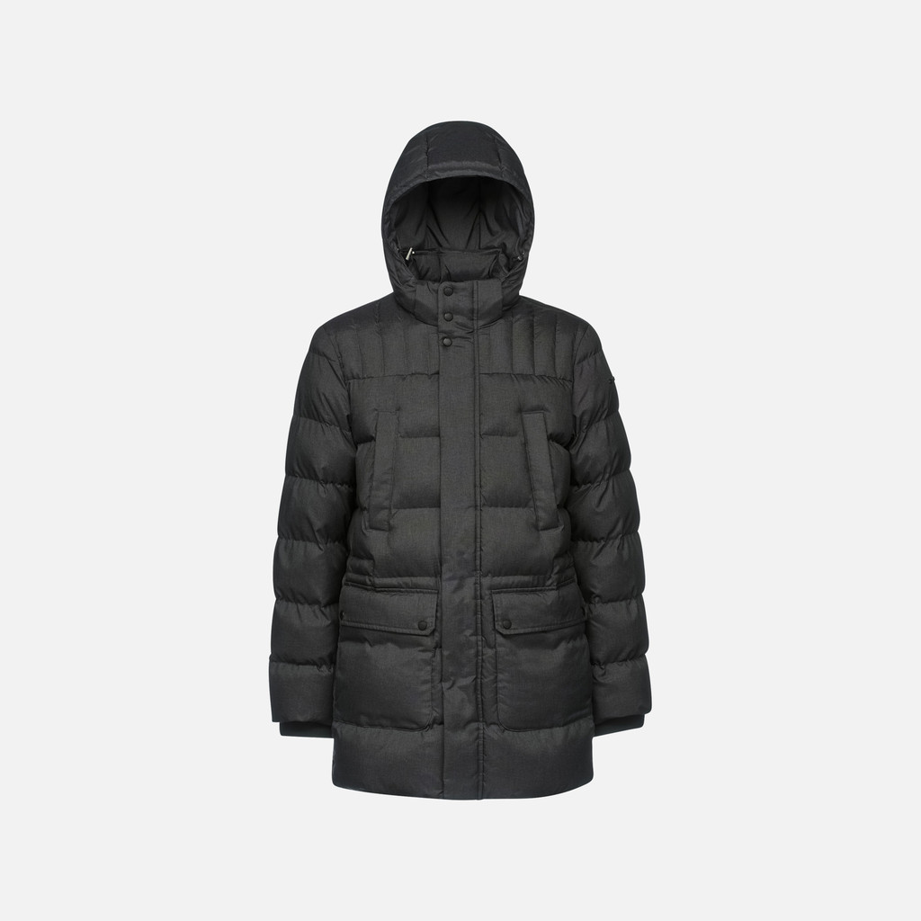 Geox sandford hombre M4628VT3141F9112 Parka larga