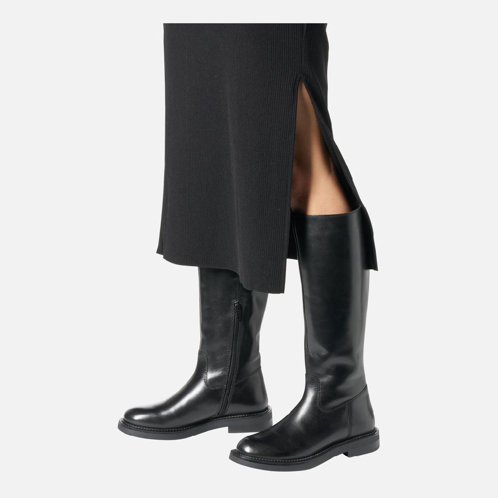 Geox Serilda Mujer D46WYA00043C9999 Botas De Cuero