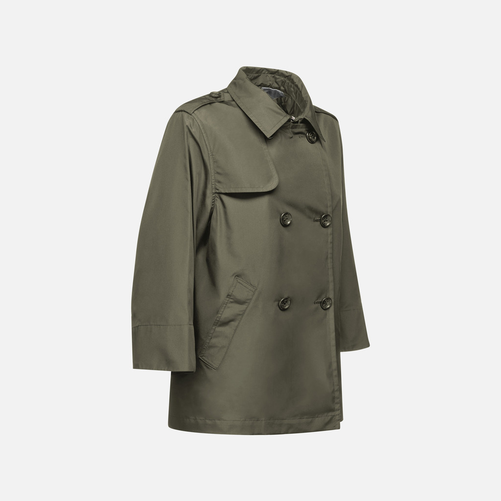 Geox Soleil Mujer W5522MT3111F3272 Gabardina Corta