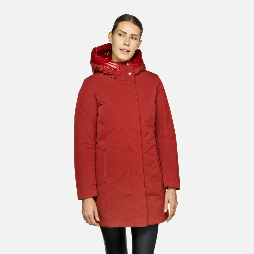 Geox Spherica Mujer W4620UT3069F7207 Parka Larga