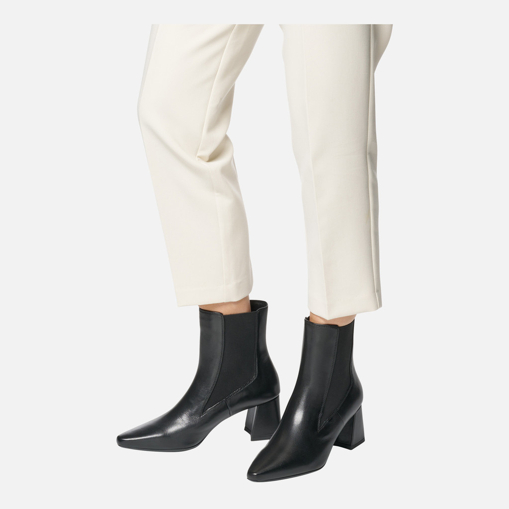 Geox Giselda Mujer D36VCC000TUC9999 Botines Tacón Medio