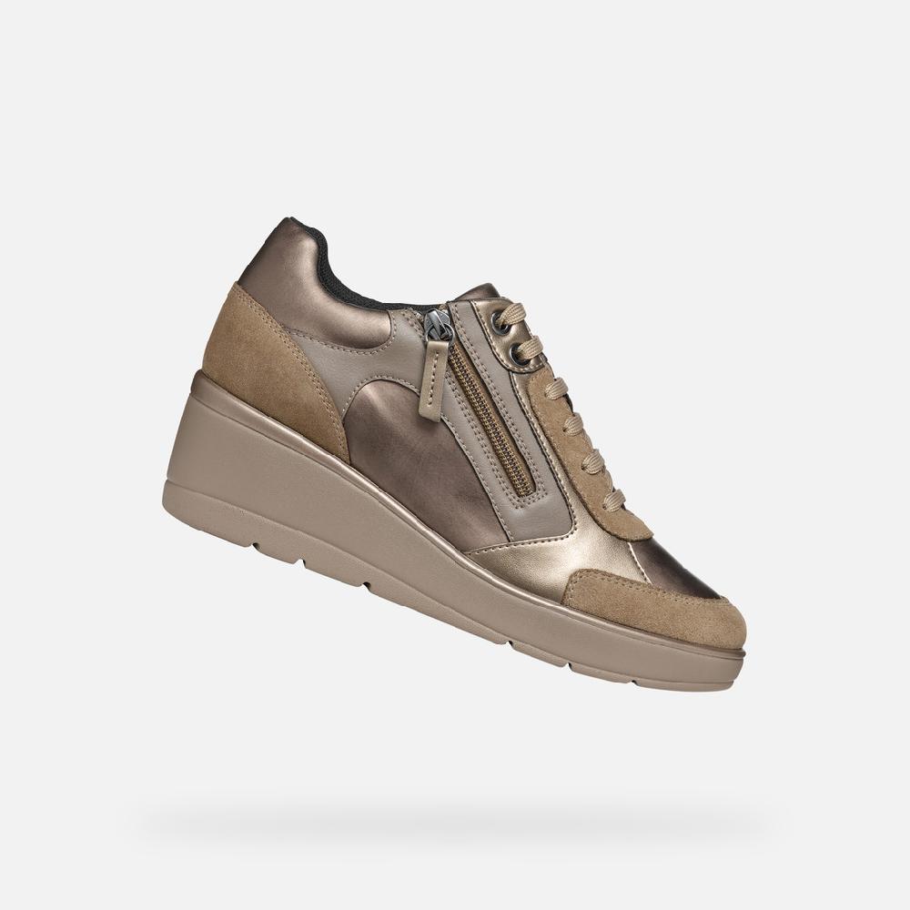 Geox ilde mujer D36RAC0BN22C6692 Zapatillas de cuña