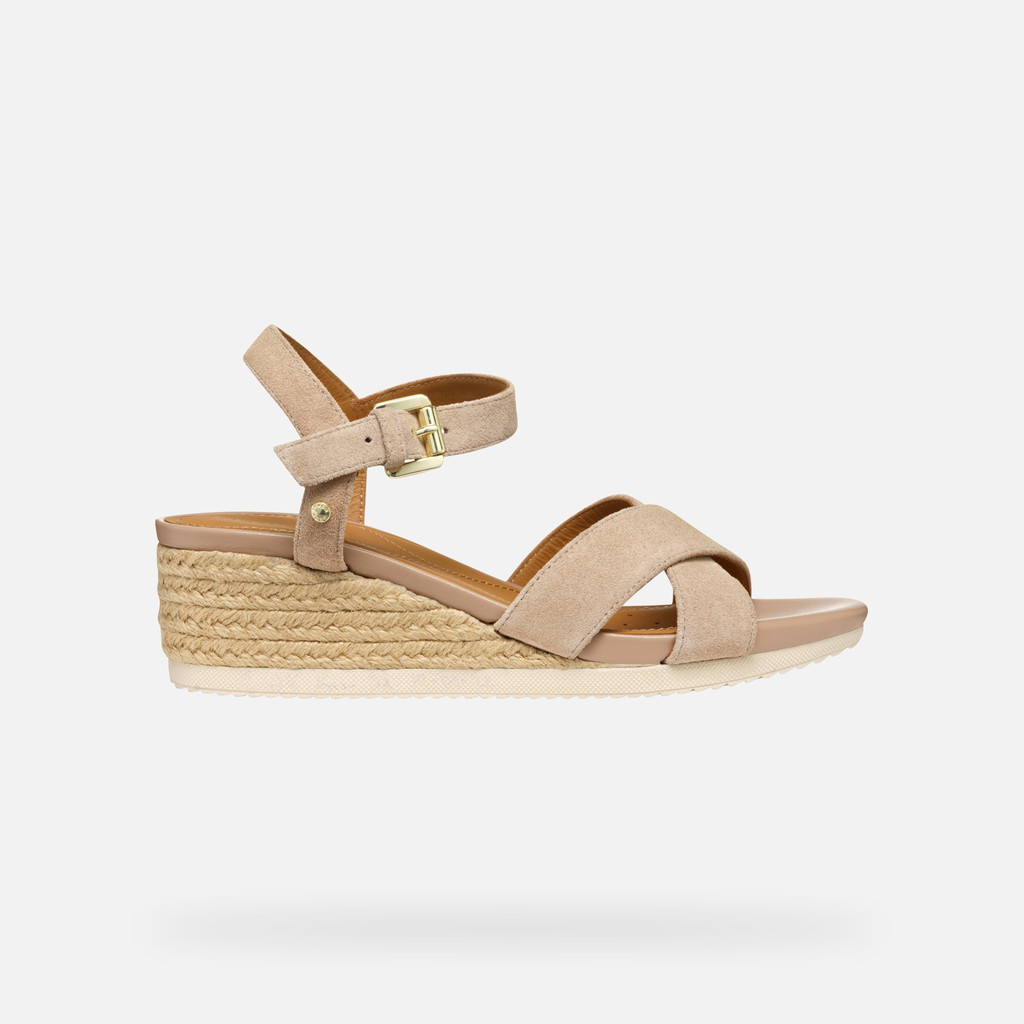 Geox Ischia Corda Mujer D55HHB00020C8191 Sandalias De Cuña