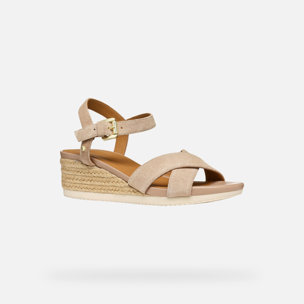 Geox Ischia Corda Mujer D55HHB00020C8191 Sandalias De Cuña