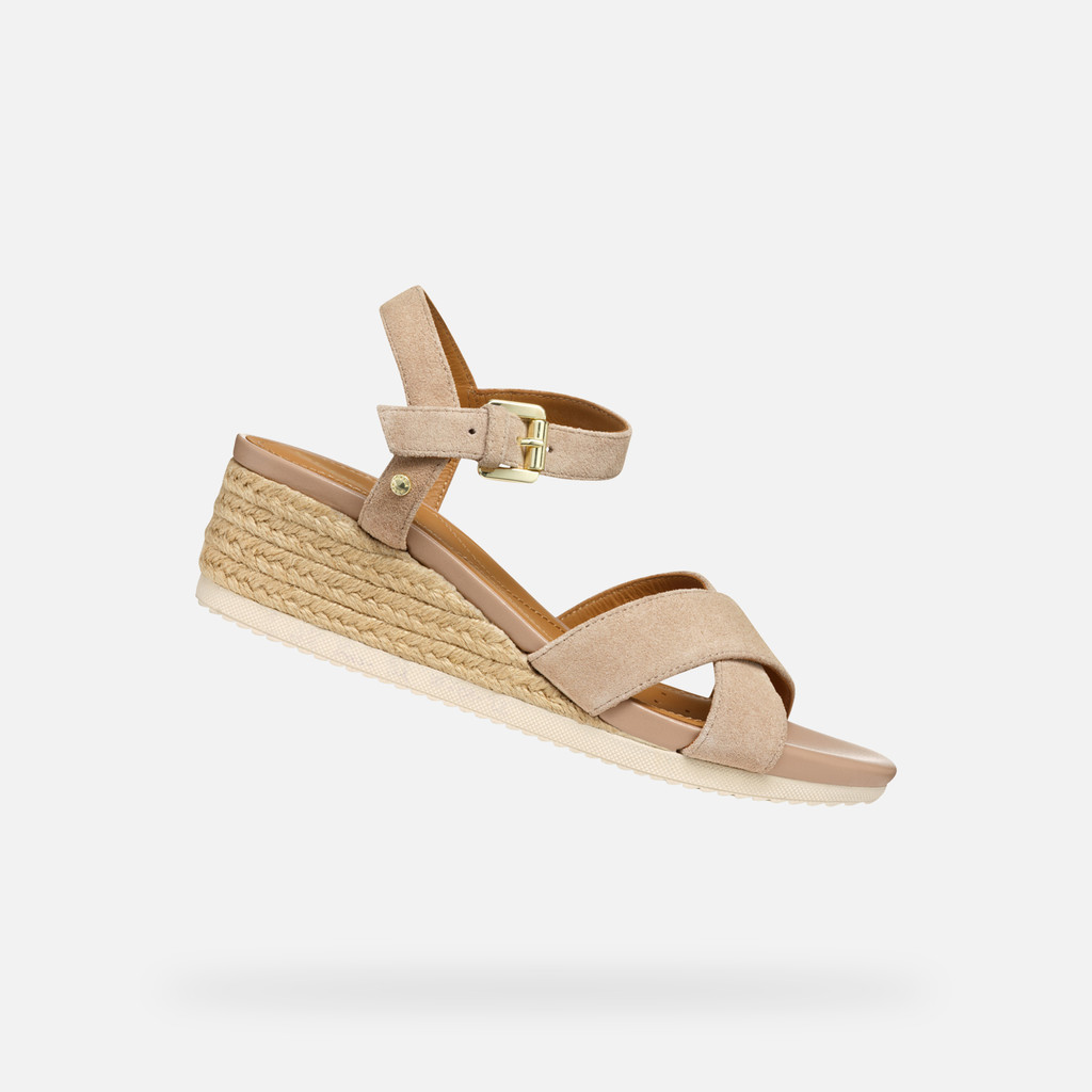 Geox ischia corda mujer D55HHB00020C8191 Sandalias de cuña
