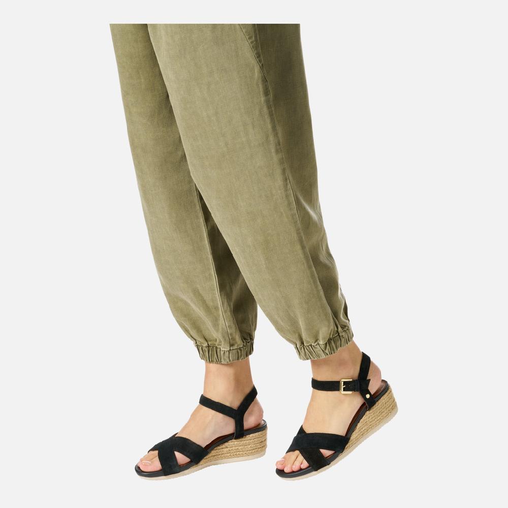 Geox Ischia Corda Mujer D55HHB00020C9999 Sandalias De Cuña