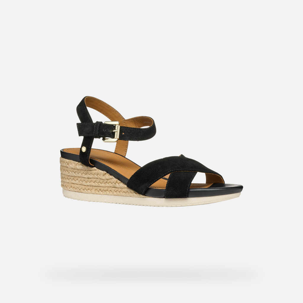 Geox Ischia Corda Mujer D55HHB00020C9999 Sandalias De Cuña