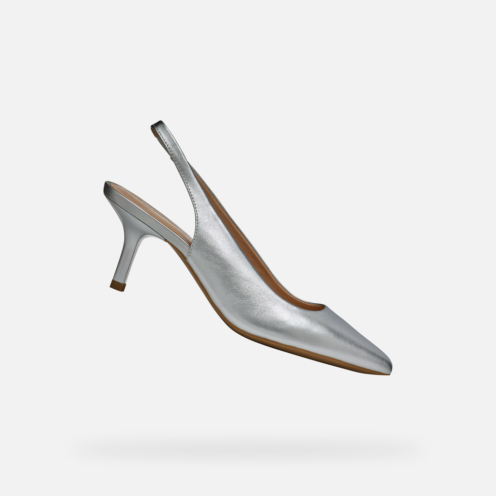 Geox kleopy mujer D55YBB000Y2C1007 Slingbacks con tacón medio