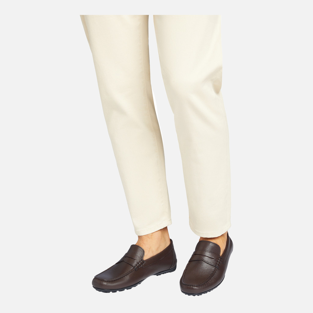 Geox Kosmopolis +grip W Hombre U35E5A00046C6006 Mocasines De Cuero