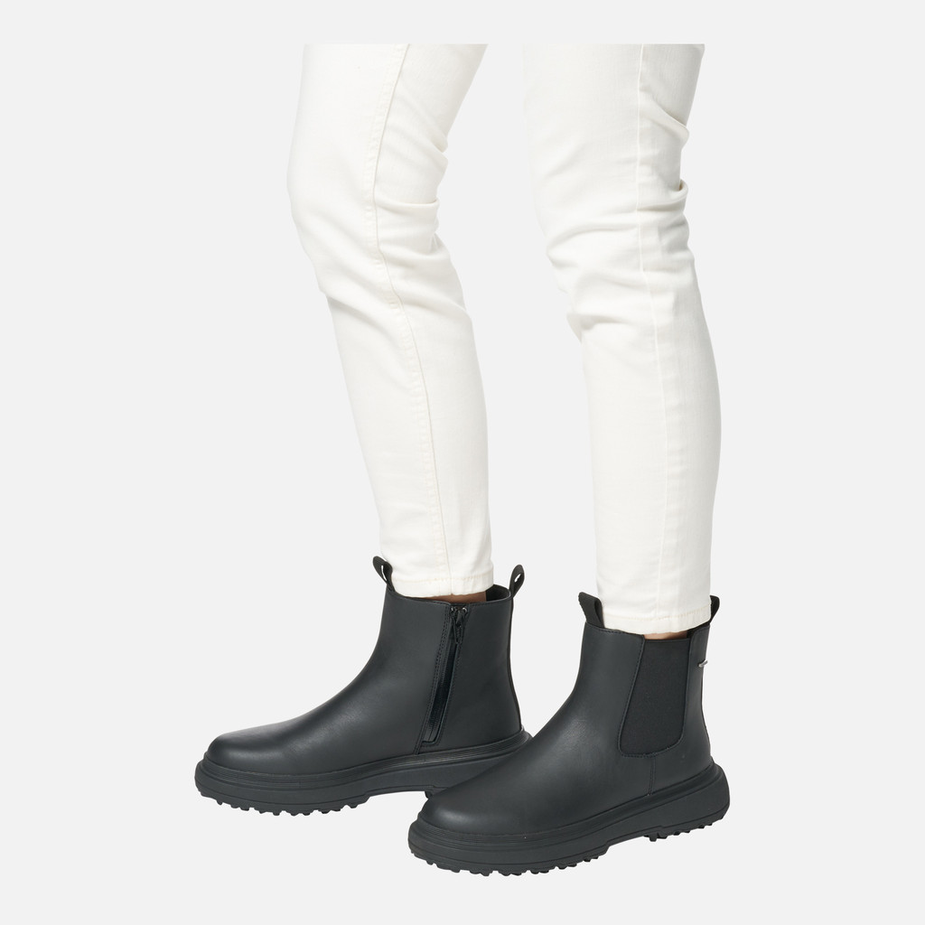 Geox Lamidie + Grip Abx Mujer D46XMD00085C9999 Botines Impermeables