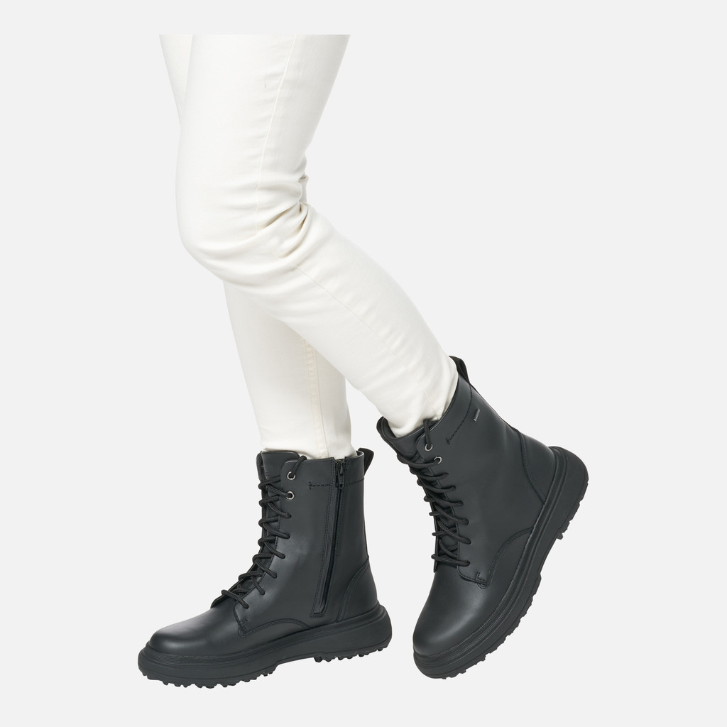 Geox Lamidie + Grip Abx Mujer D46XME00085C9999 Botines Impermeables