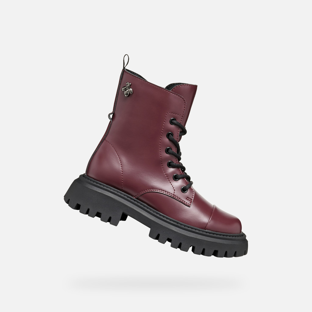 Geox maquinnens niña J46M6B000CNC7357 Botas militares