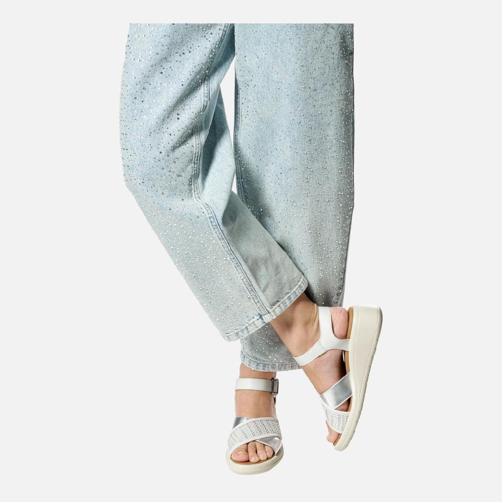 Geox Meliconia Mujer D550EG0BCDSC1000 Sandalias De Cuña