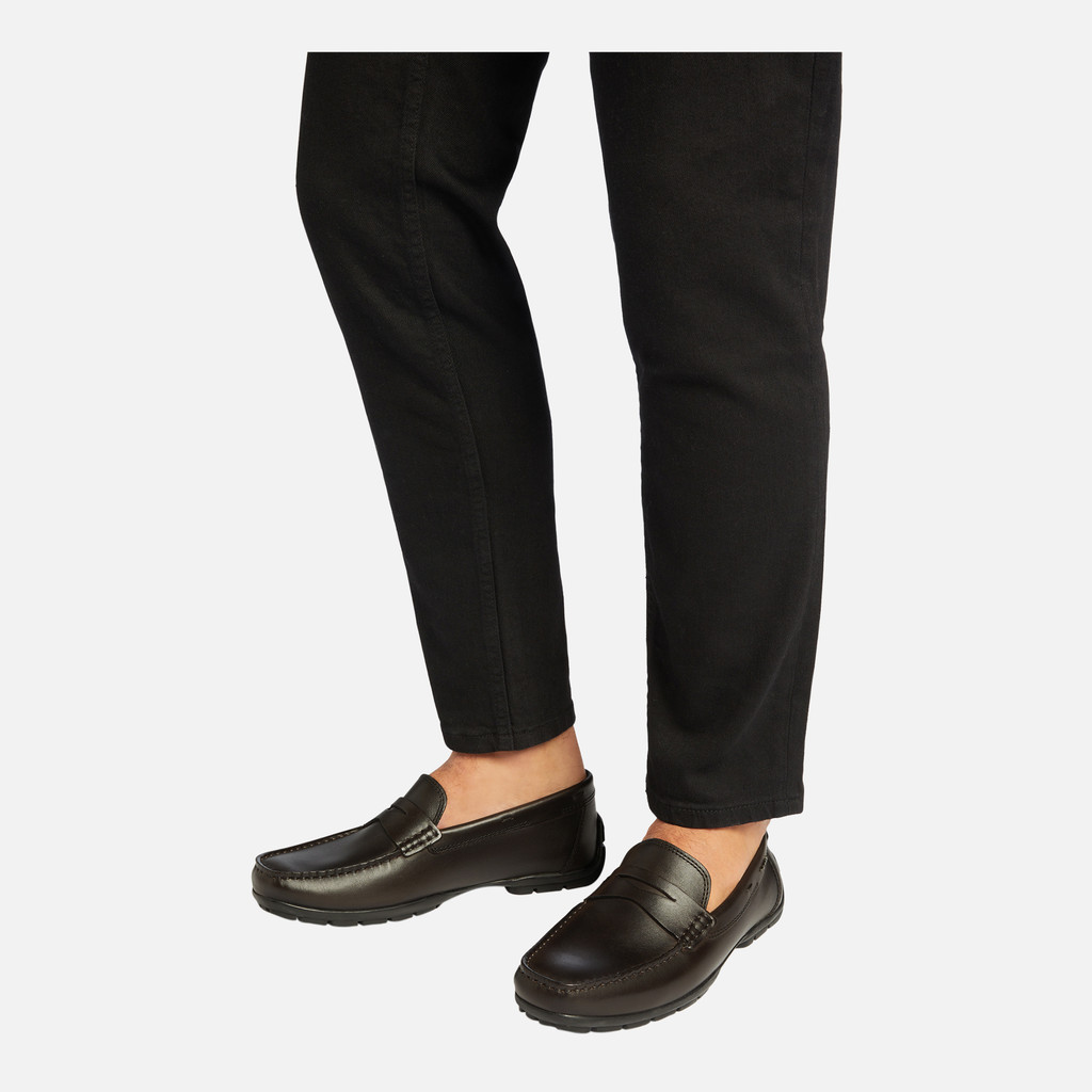 Geox Moner W 2fit Hombre U44Q6D00043C6009 Mocasines De Cuero