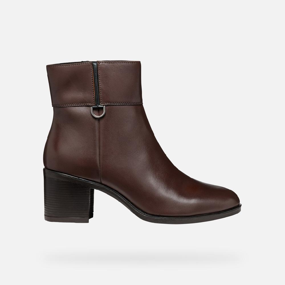 Geox New Asheel Mujer D46FSC00043C6238 Botines Tacón Medio